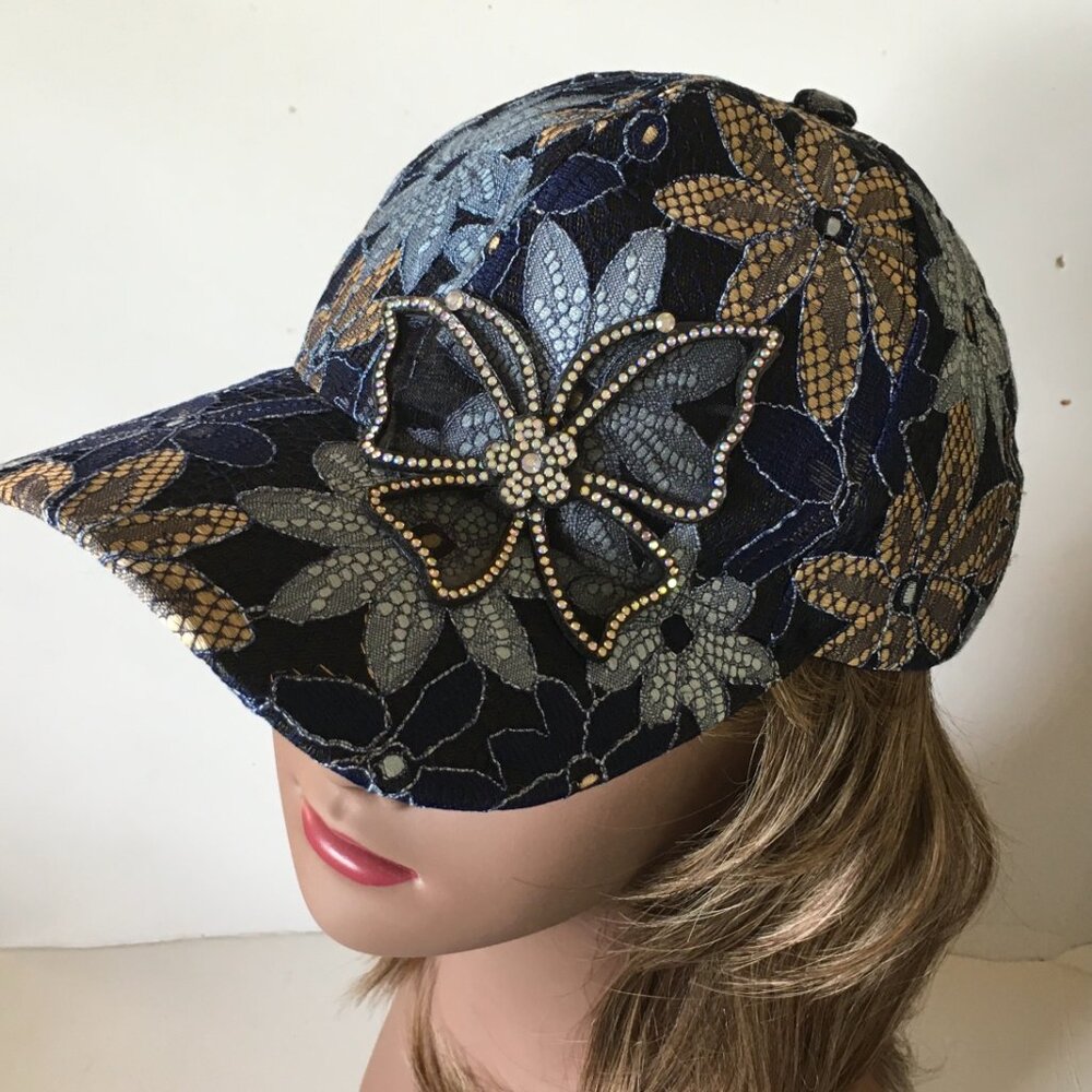 Embelished Newsboy Cap